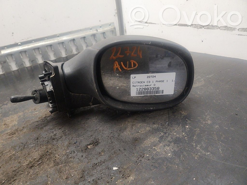 Citroen C3 Espejo lateral manual 