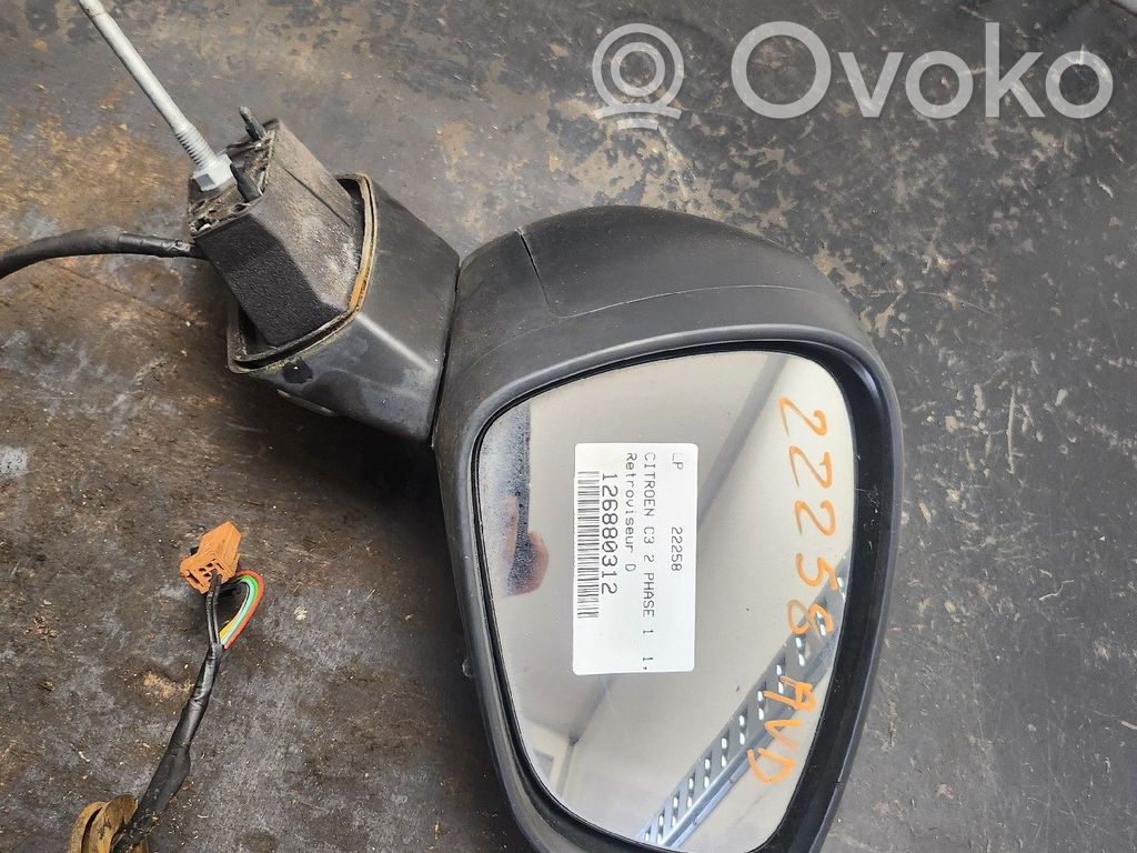 Citroen C3 Espejo lateral manual 