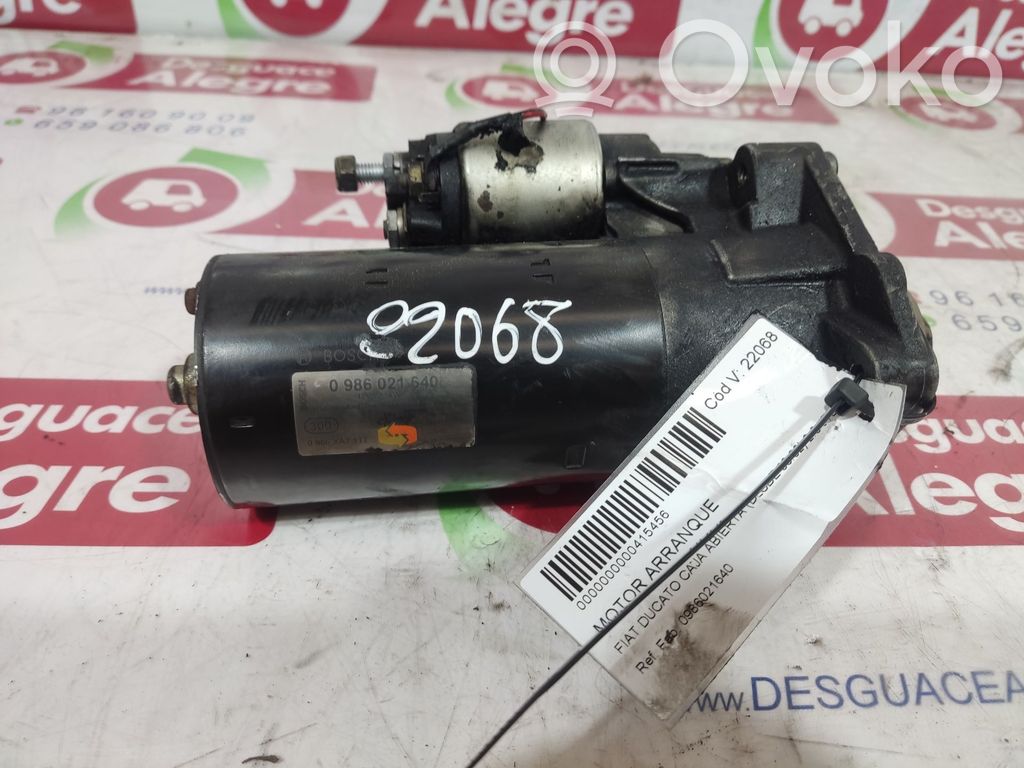 Motor de arranque   0986021640