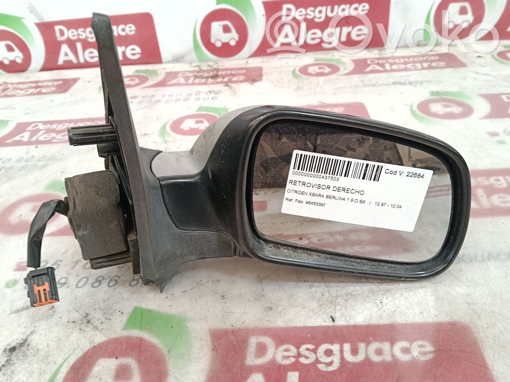 Citroen Xsara Elektryczne lusterko boczne drzwi przednich 