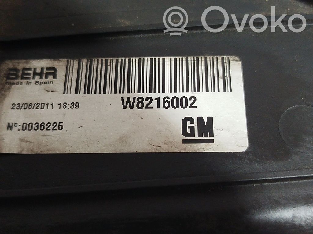 Opel Meriva B Электрический вентилятор радиаторов 
