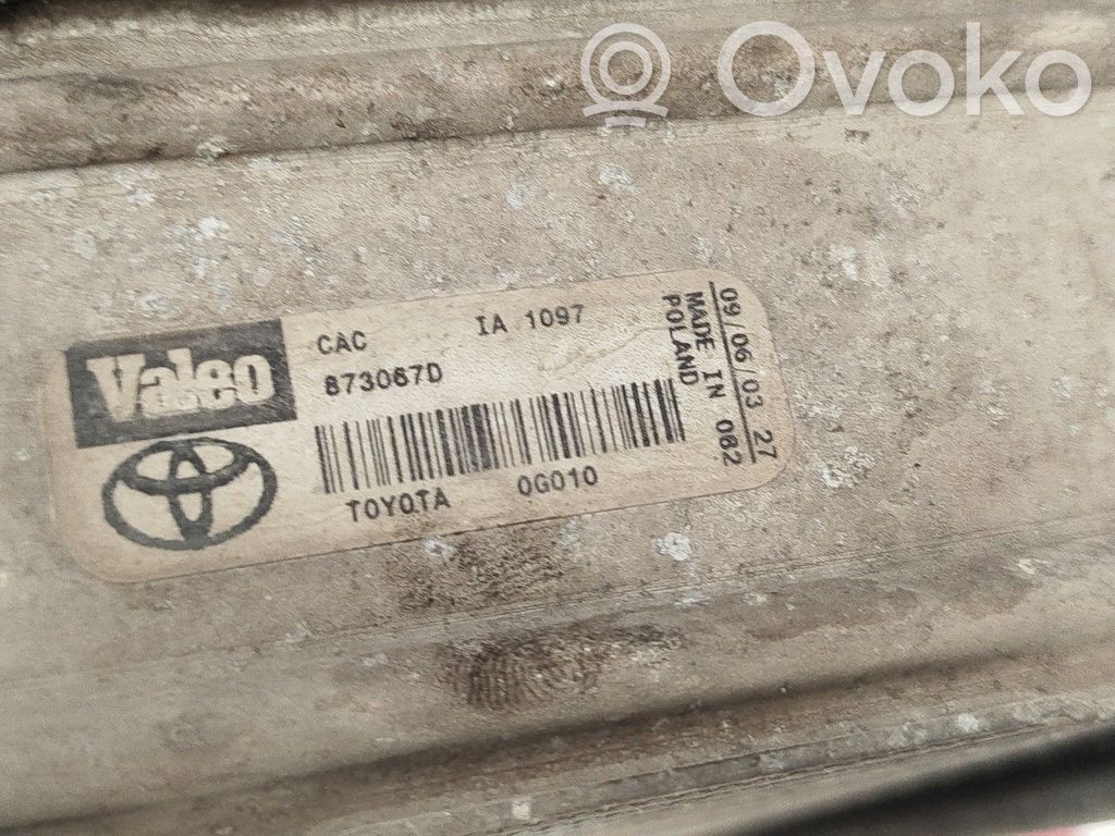 Toyota Avensis T250 Interkūlerio radiatorius 