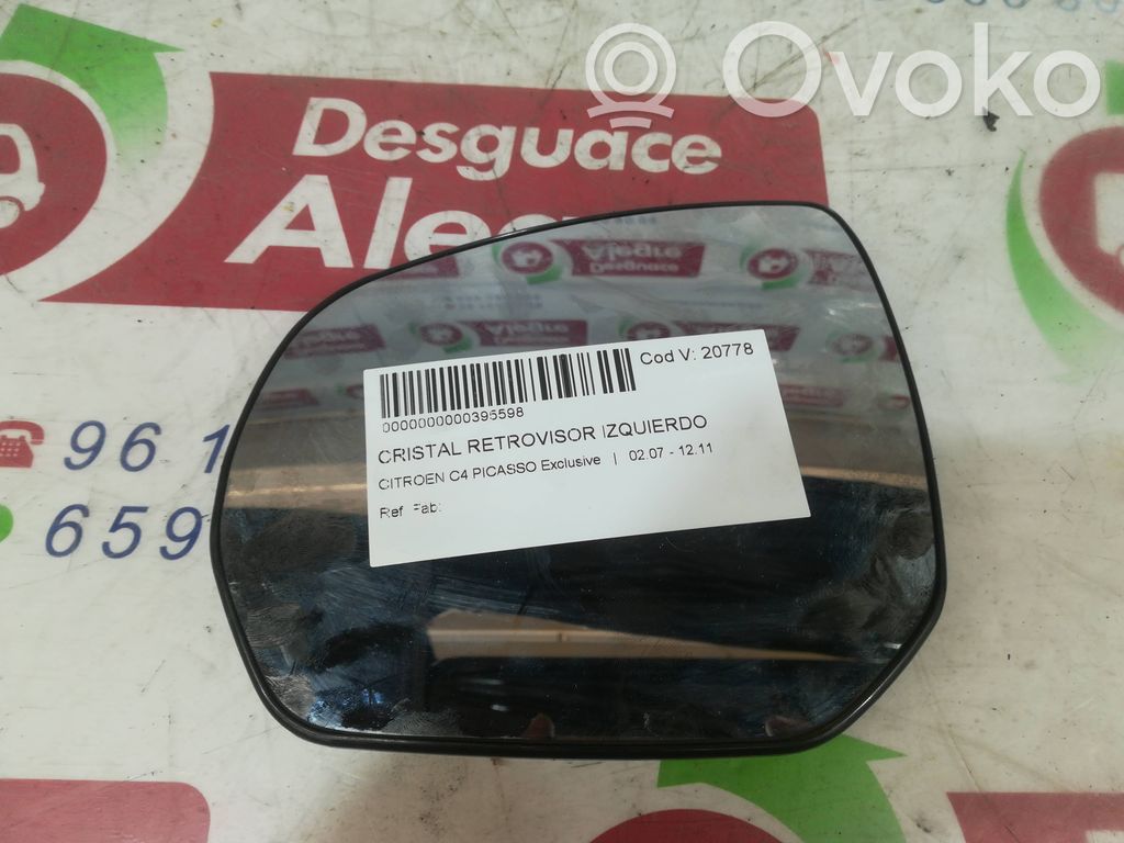 Citroen C3 Picasso Sticlă oglindă laterală 