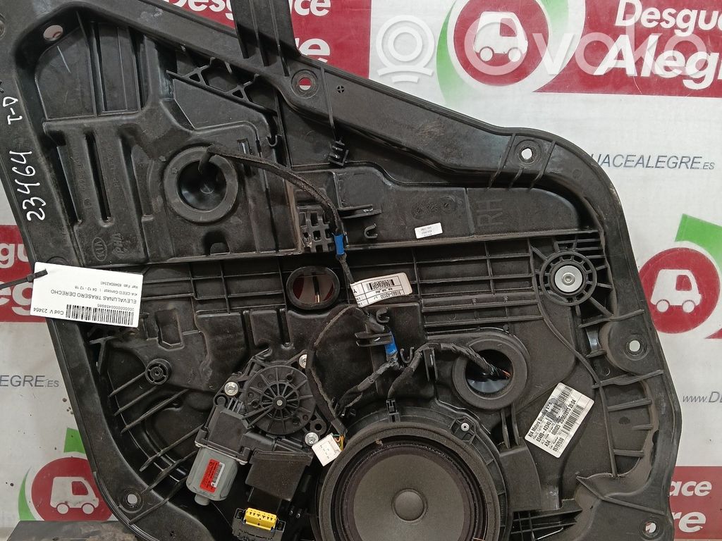 KIA Ceed Regulador manual de la ventanilla trasera