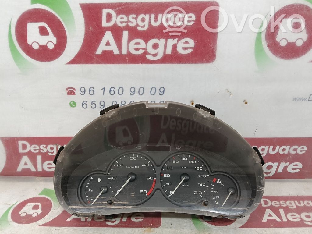 Peugeot 206 Geschwindigkeitsmesser Cockpit