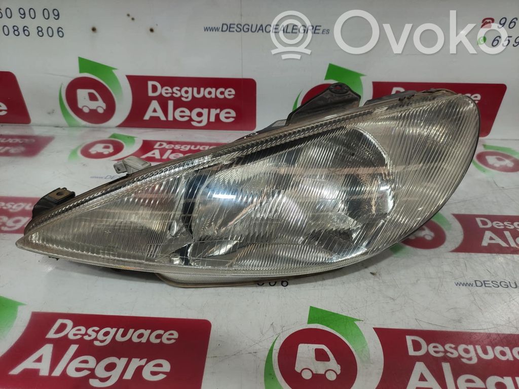 Peugeot 206 Phare frontale 