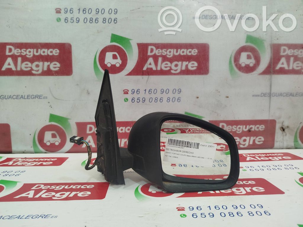 Smart ForTwo II Elektryczne lusterko boczne drzwi przednich 