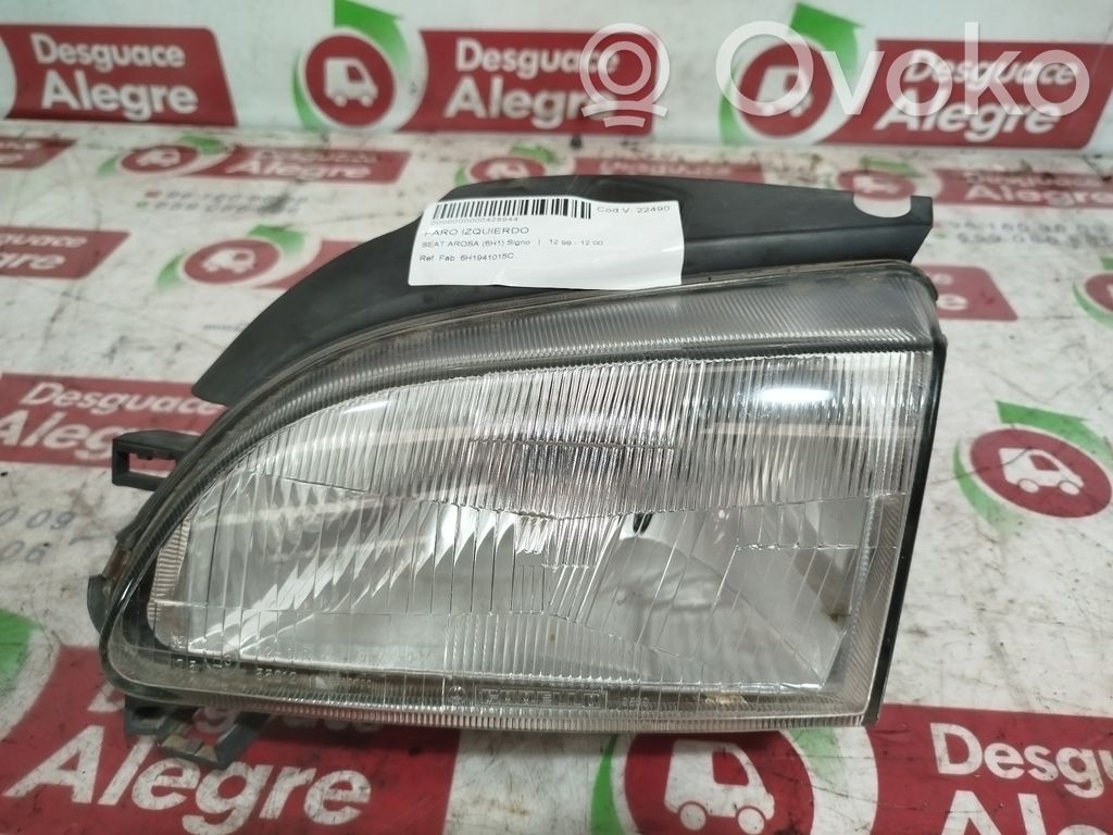 Seat Arosa Phare frontale 