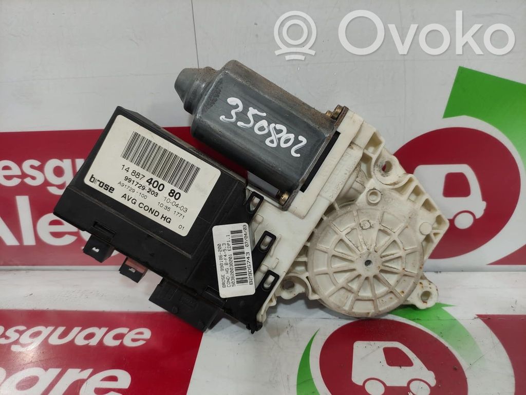 Citroen C8 Silnik regulatora szyby drzwi przednich 