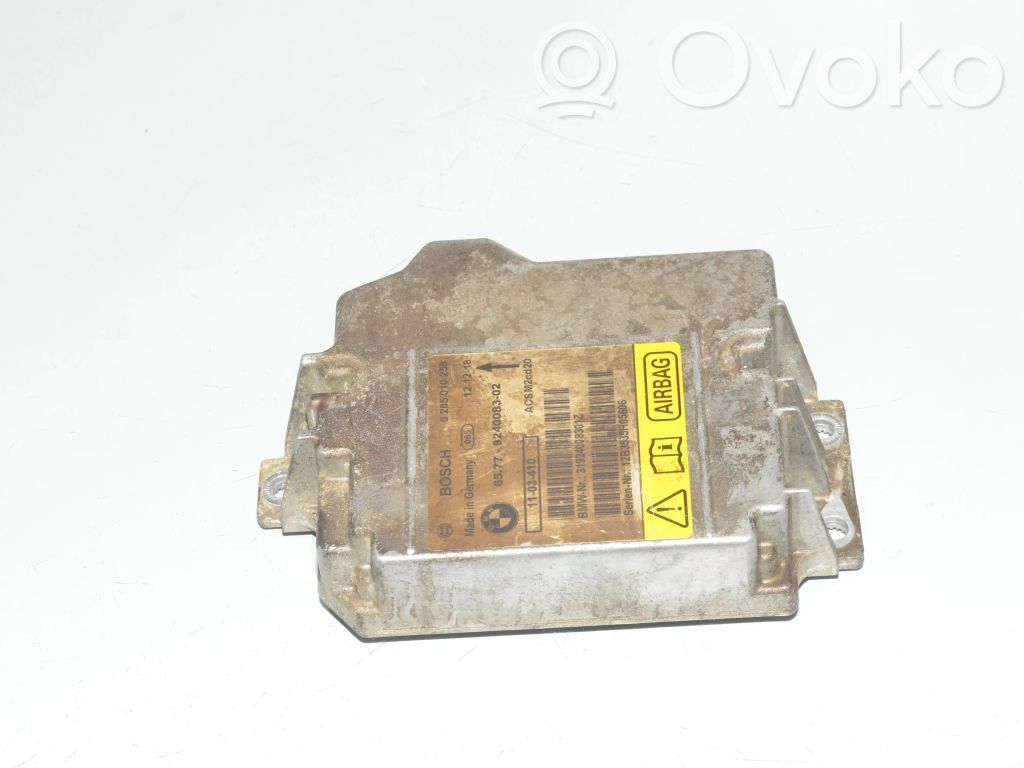 Airbag control unit/module   0285010258,9240083,65779159795,65779165623,65779171948,65779189905,65779204849,65779214813,65779240083,9159795,9165623,9171948,9189905,9204849,9214813