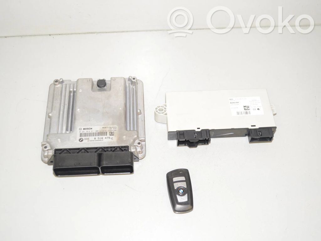 BMW X3 F25 Komputer / Sterownik ECU i komplet kluczy 