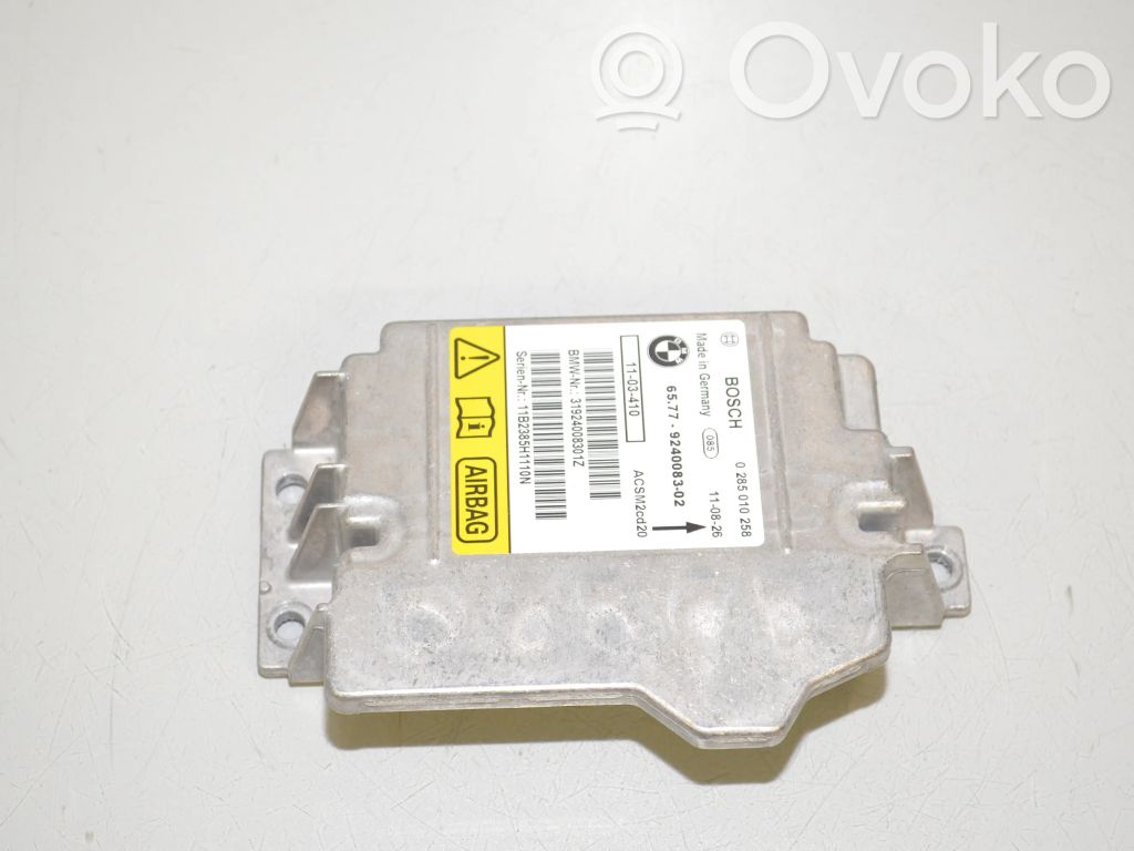 BMW X5 E70 Unidad de control/módulo del Airbag 