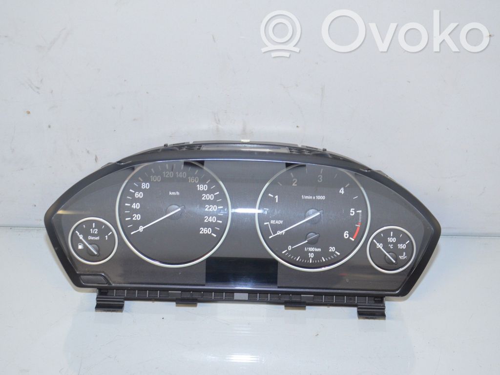 BMW 3 F30 F35 F31 Speedometer (instrument cluster) 