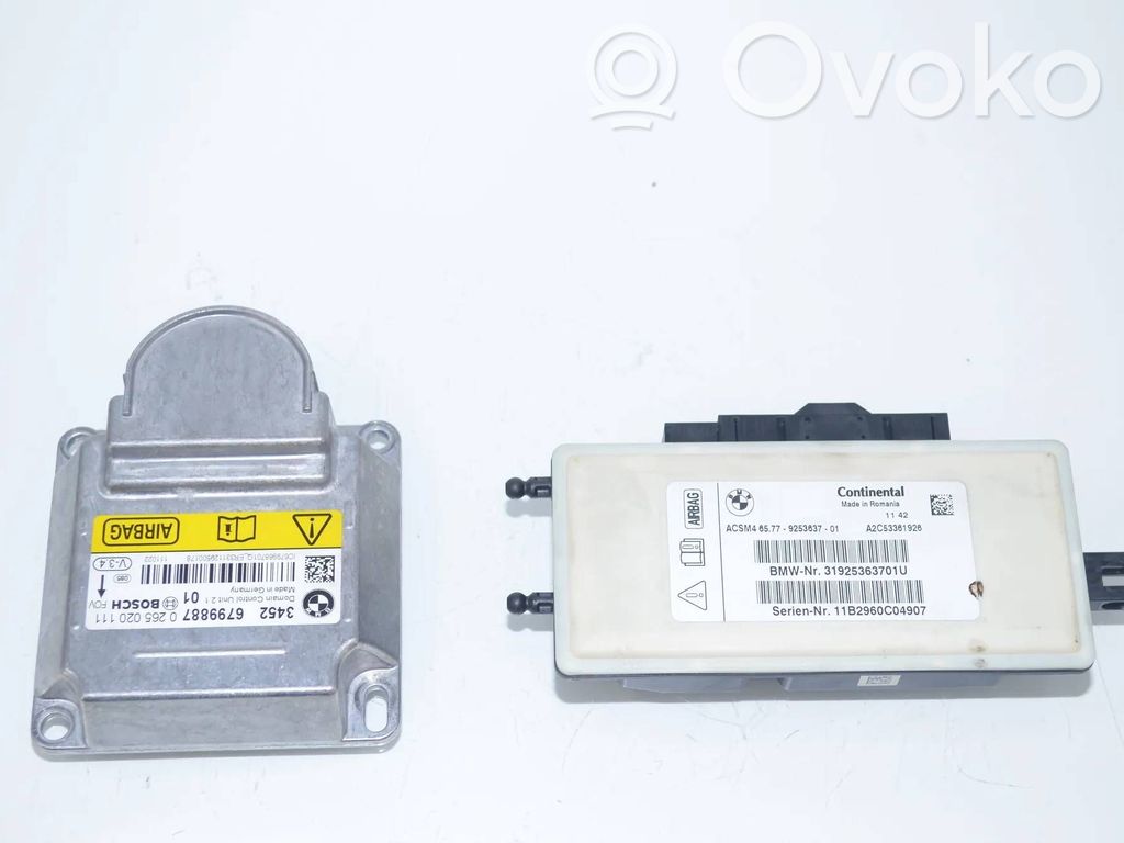 BMW 5 F10 F11 Sterownik / Moduł Airbag 