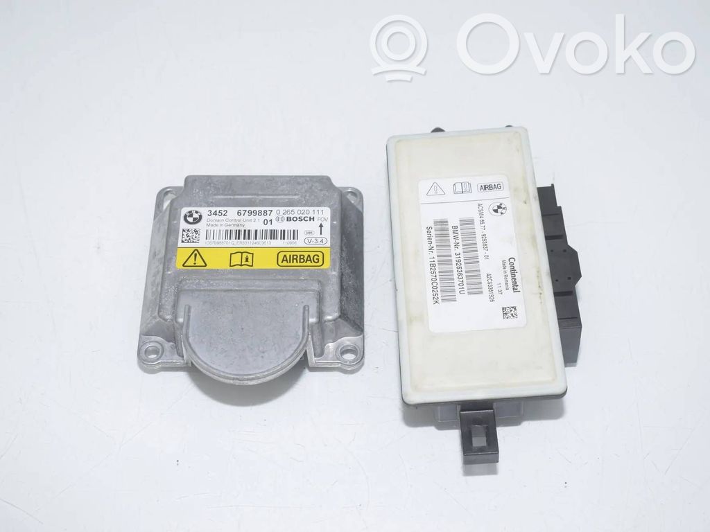 BMW 5 F10 F11 Unitate/modul de comandă airbaguri 