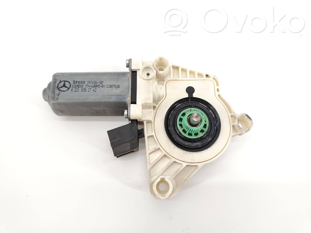 Mercedes-Benz S W221 Silnik regulatora szyby drzwi przednich 