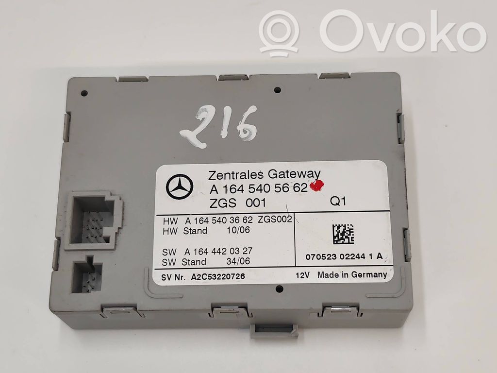 Mercedes-Benz R W251 Moduł sterowania Gateway 