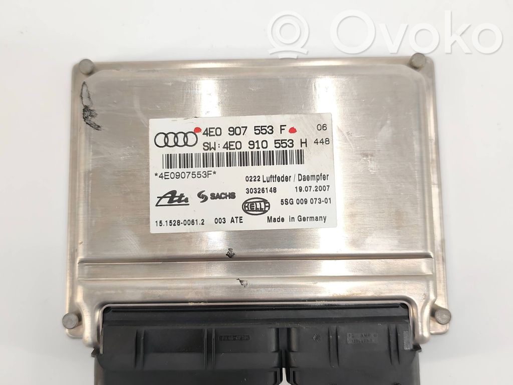 Audi A8 S8 D3 4E Piekares vadības bloks 