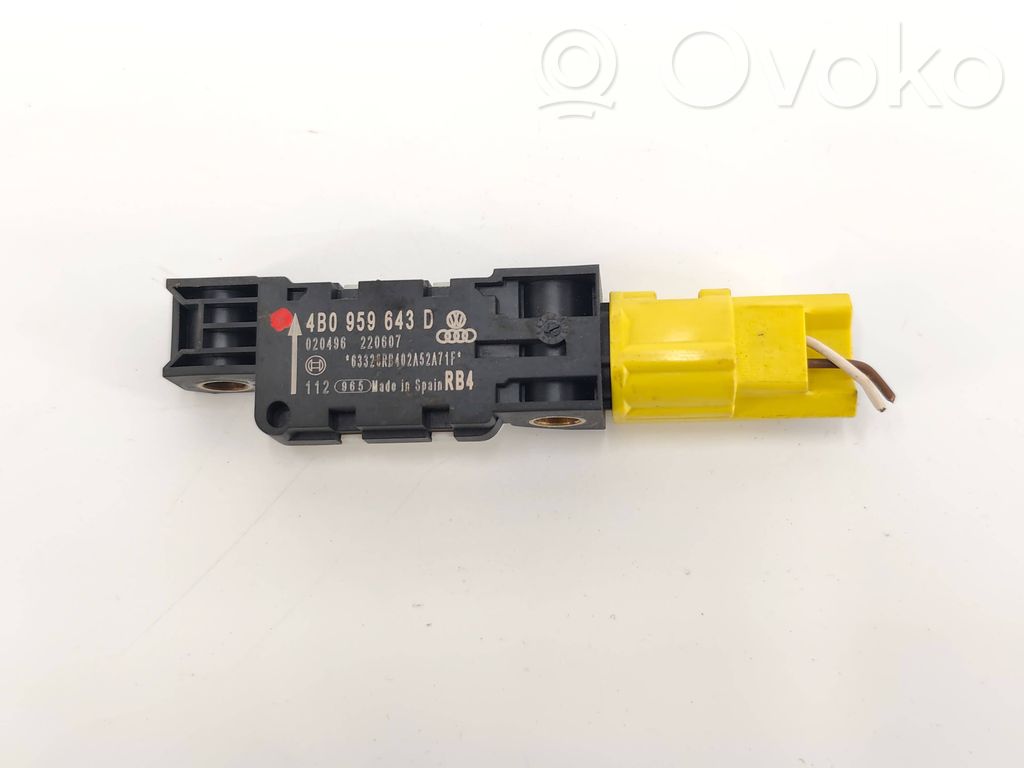 Audi A8 S8 D3 4E Airbagsensor Crashsensor Drucksensor 