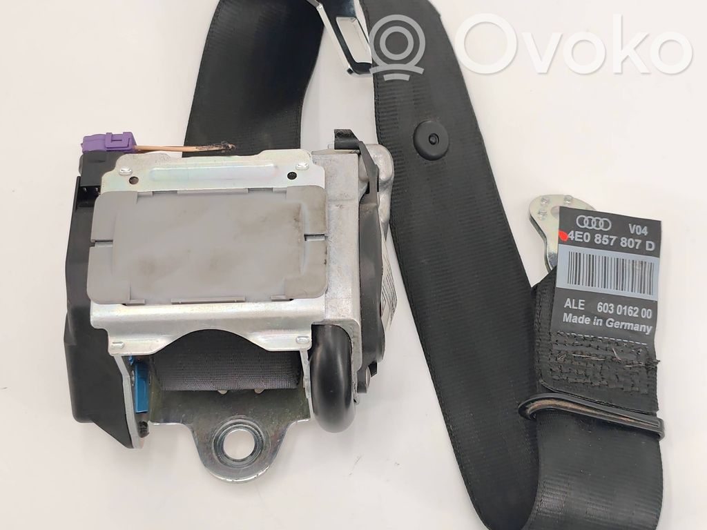Audi A8 S8 D3 4E Sicherheitsgurt hinten Mitte 