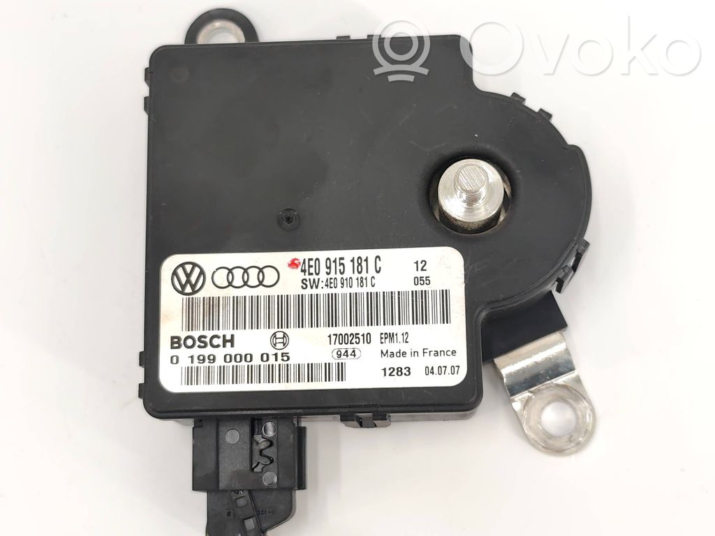 Audi A8 S8 D3 4E Unidad de control de la batería 