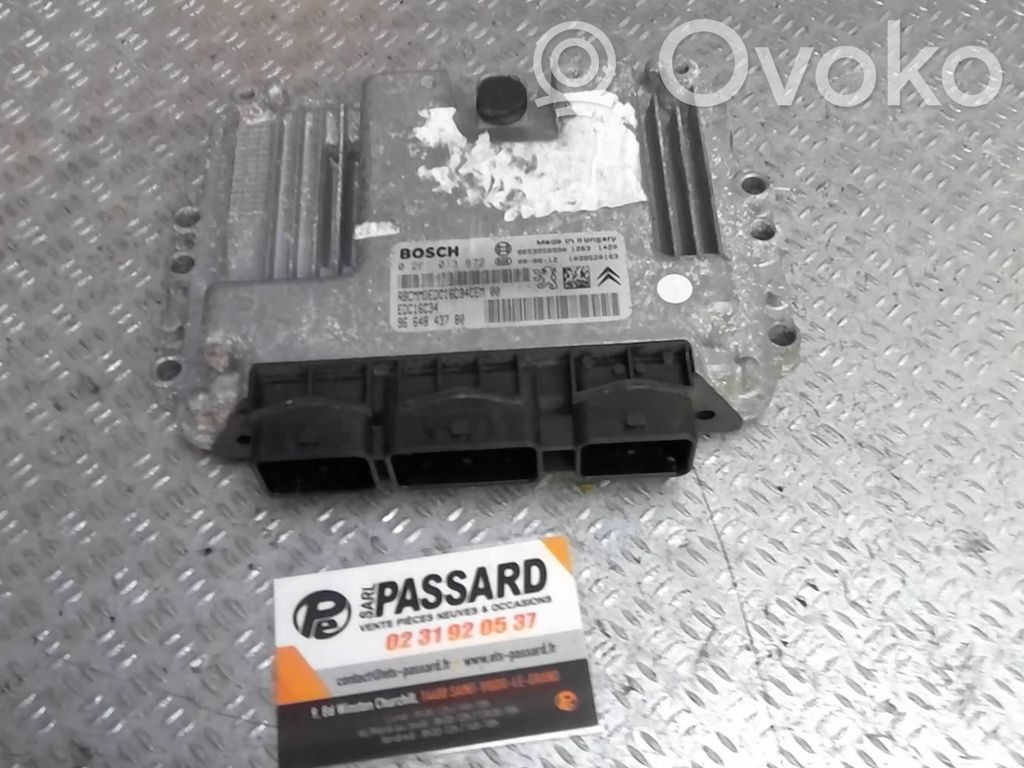 Peugeot 308 Engine control unit/module 