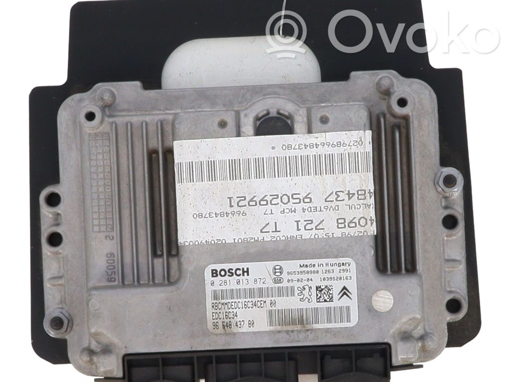 Peugeot 308 Engine control unit/module 