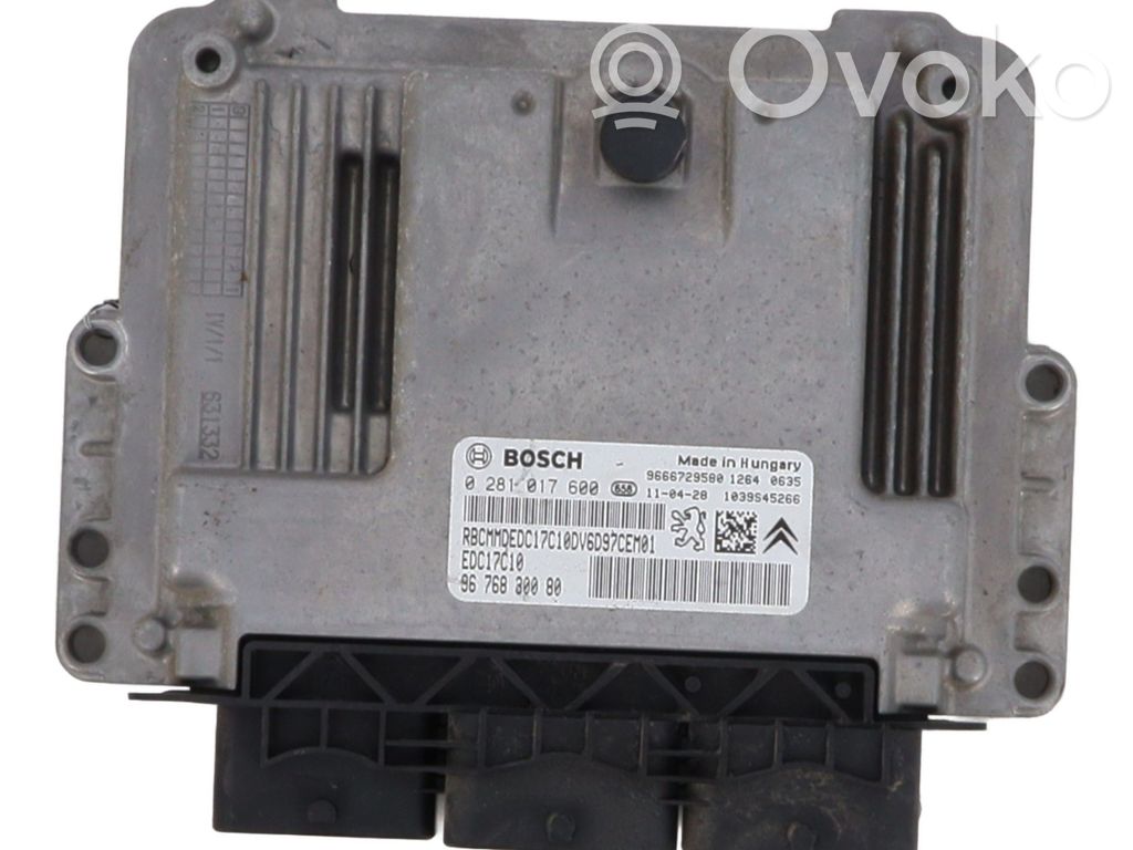 Citroen DS3 Engine control unit/module 