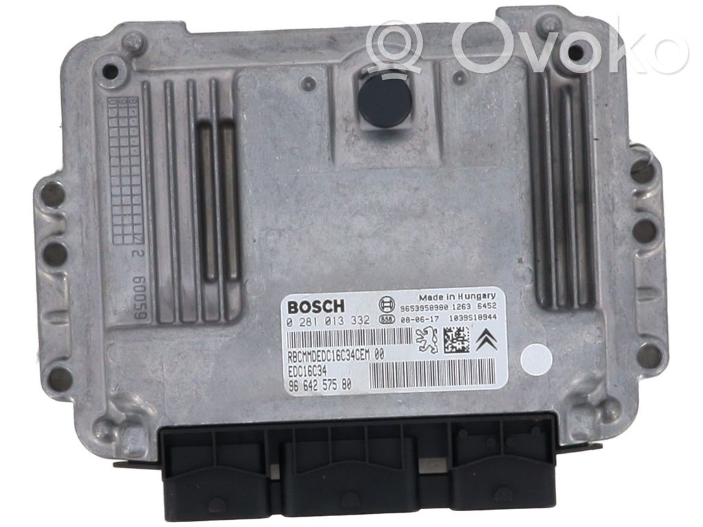 Peugeot 407 Engine control unit/module 