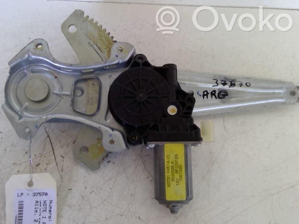 Nissan Note (E12) Regulador de puerta trasera con motor 