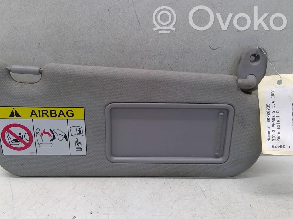 KIA Rio Häikäisysuoja 