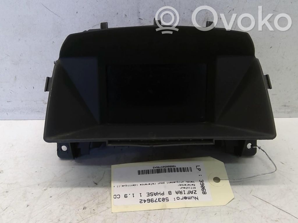 Opel Zafira B Screen/display/small screen 