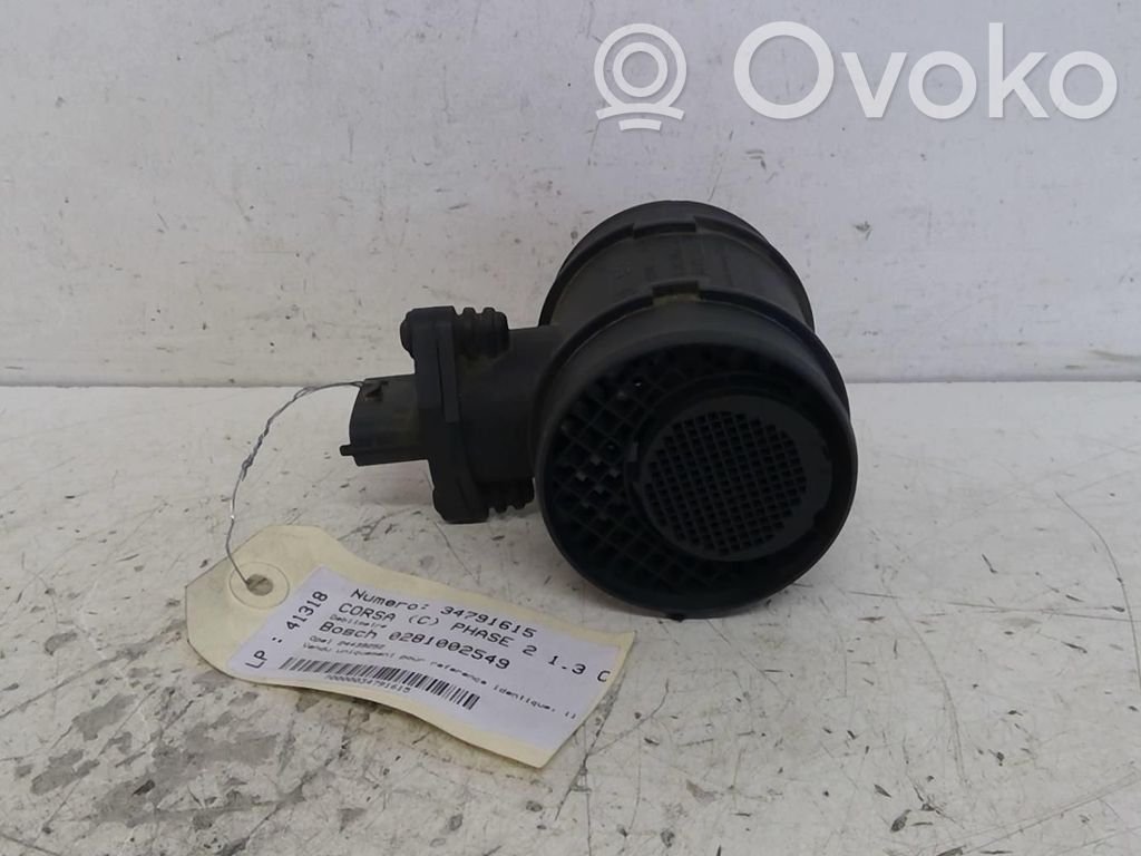 Opel Corsa C Mass air flow meter 