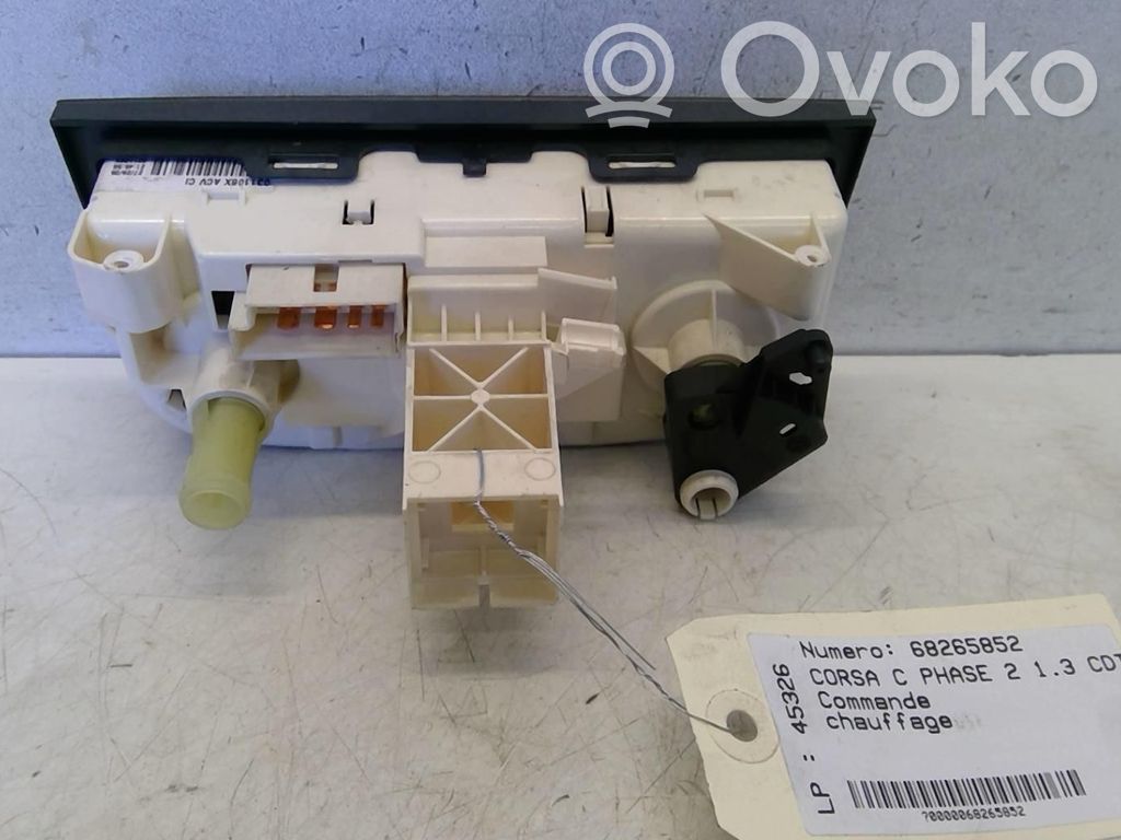 Opel Corsa C Climate control unit 