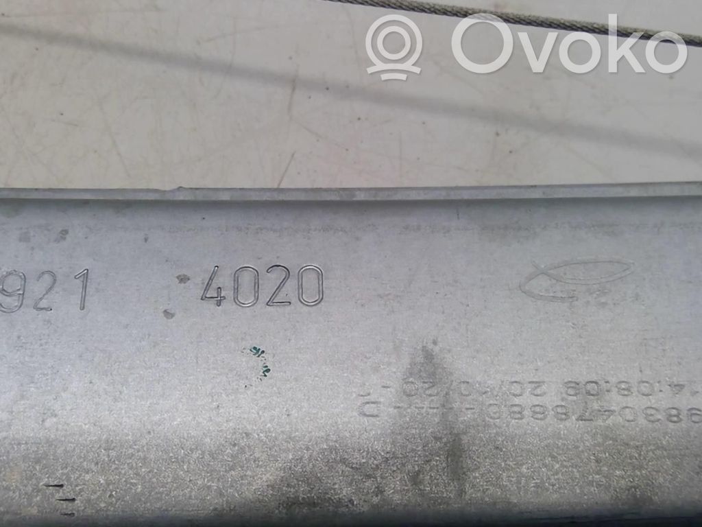 Citroen C3 Macara ușă față cu motor 