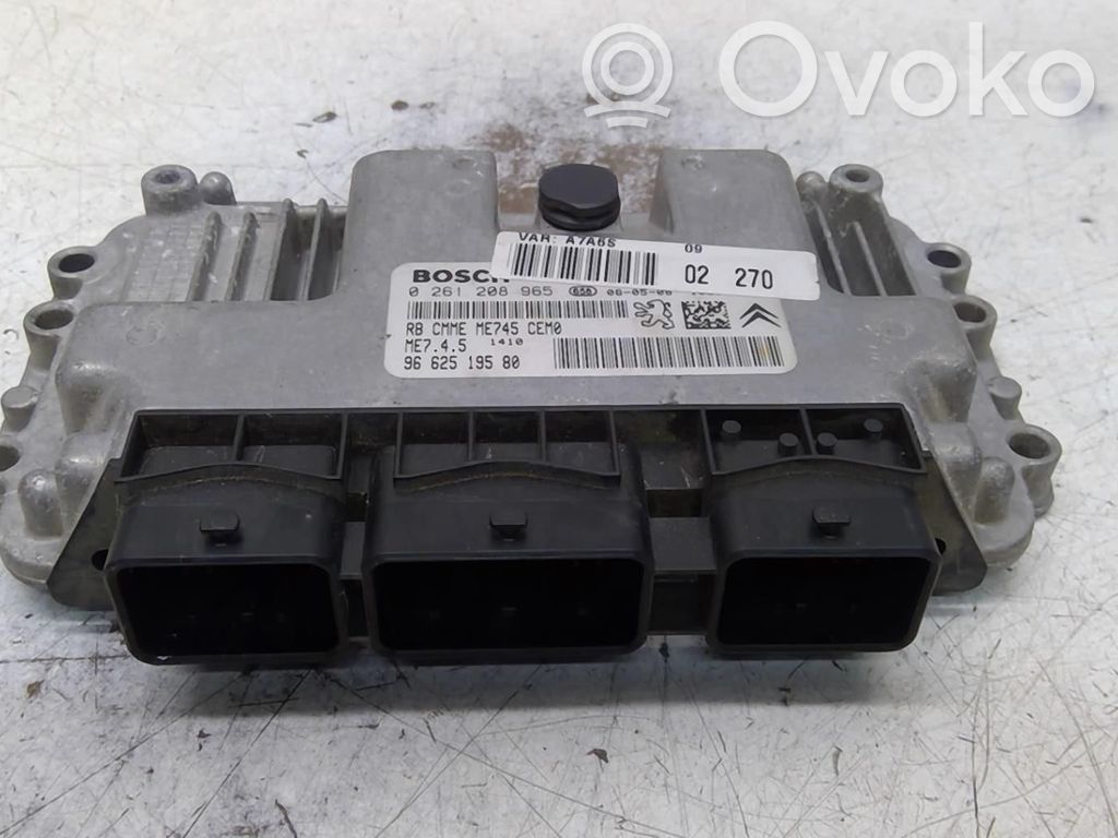 Peugeot 207 Engine control unit/module 