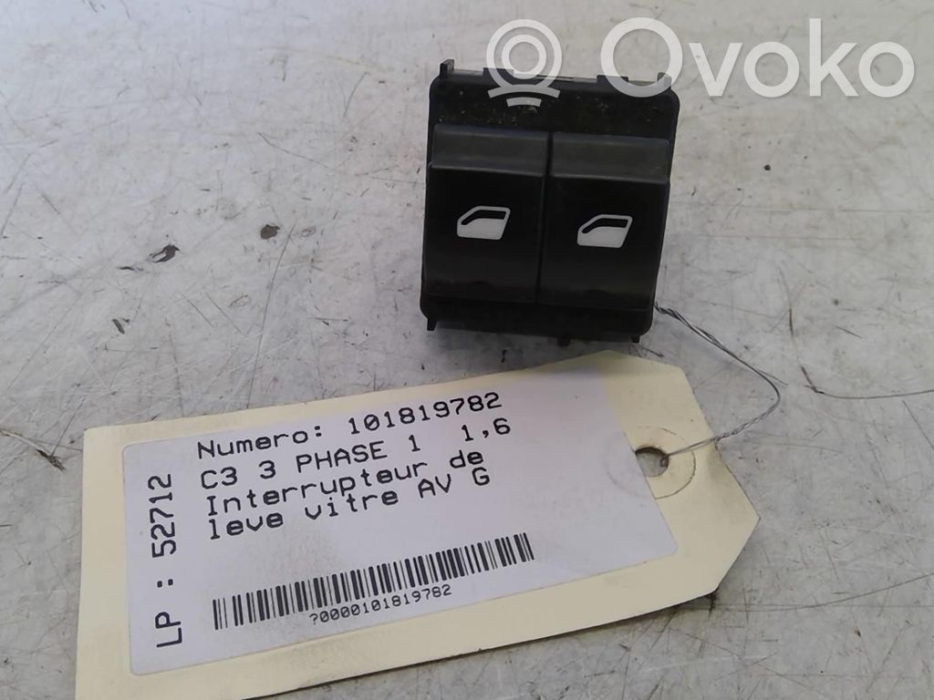 Electric window control switch   98016298ZD