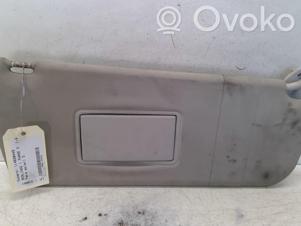 Citroen Berlingo Sun visor 