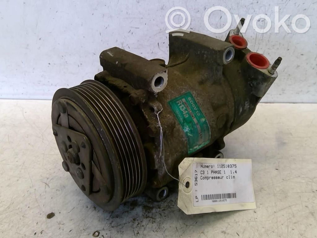 Citroen C3 Air conditioning (A/C) compressor (pump) 