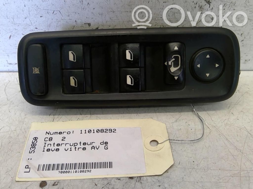 Citroen C8 Electric window control switch 