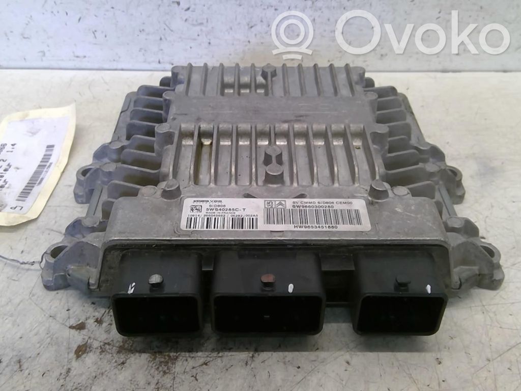 Citroen C3 Calculateur moteur ECU 