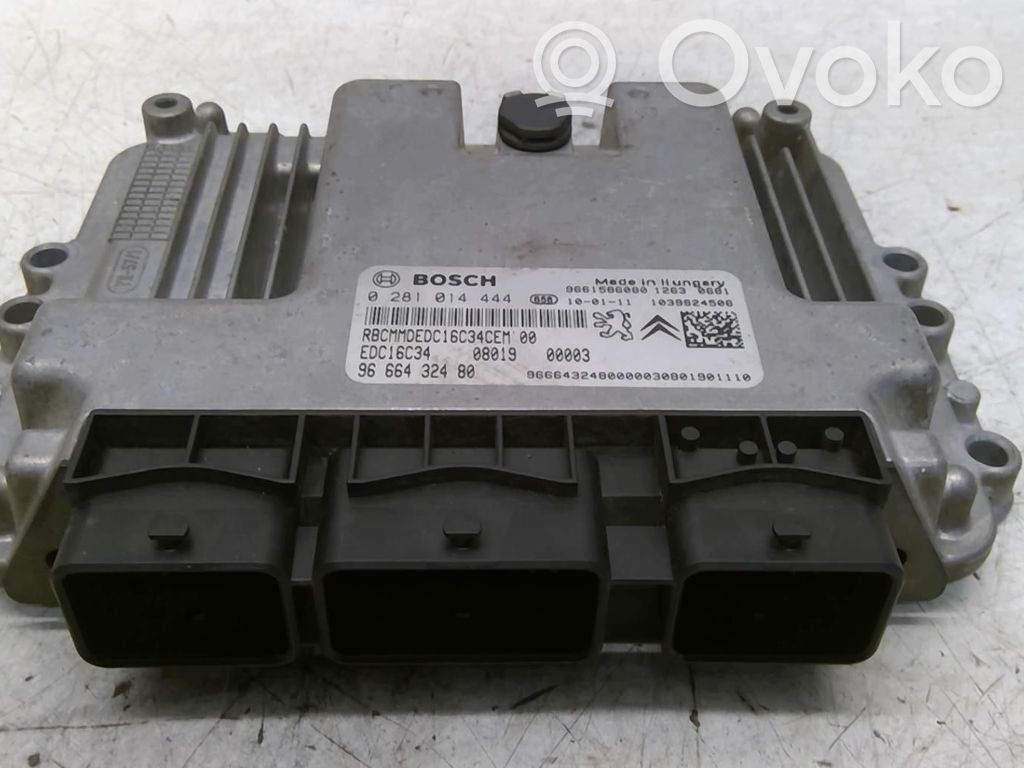 Peugeot Bipper Engine control unit/module 