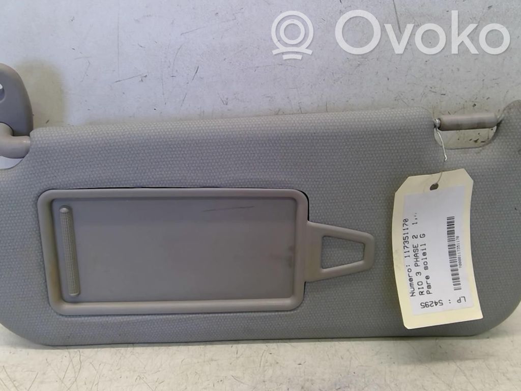 KIA Rio Sun visor 