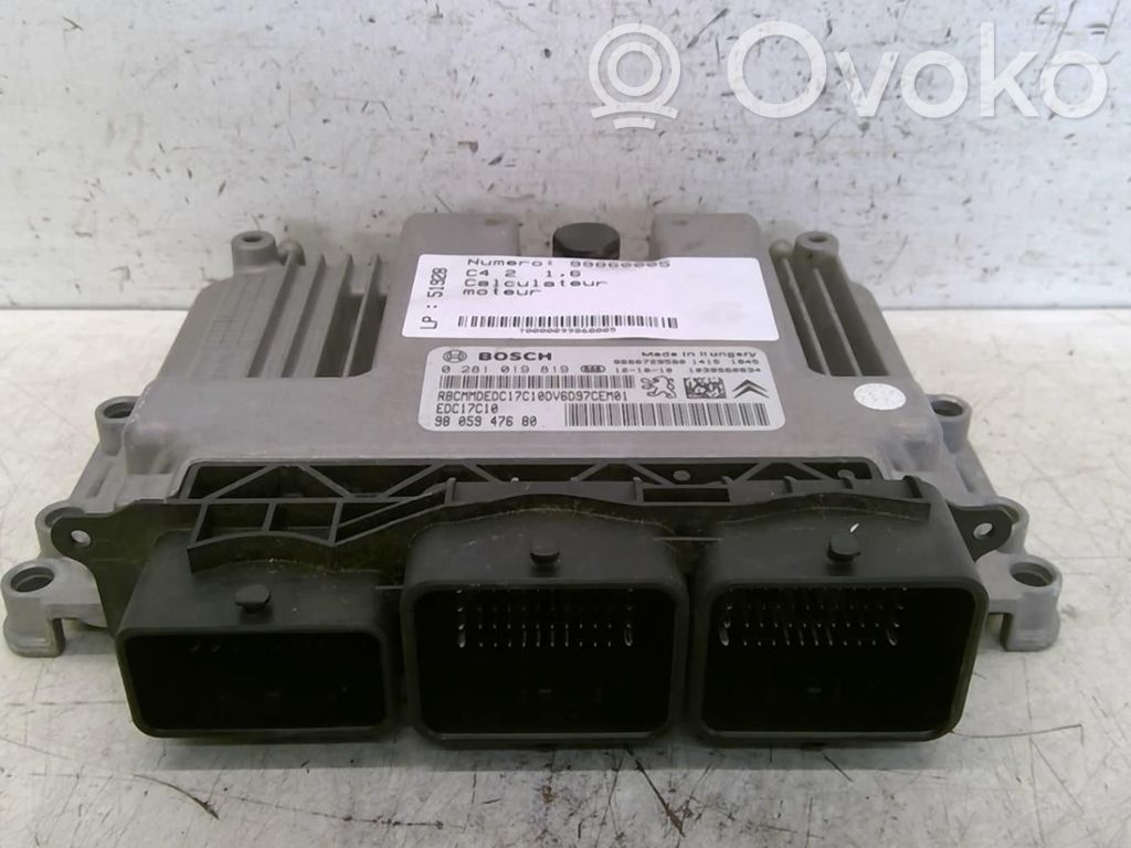 Citroen C4 II Engine control unit/module 