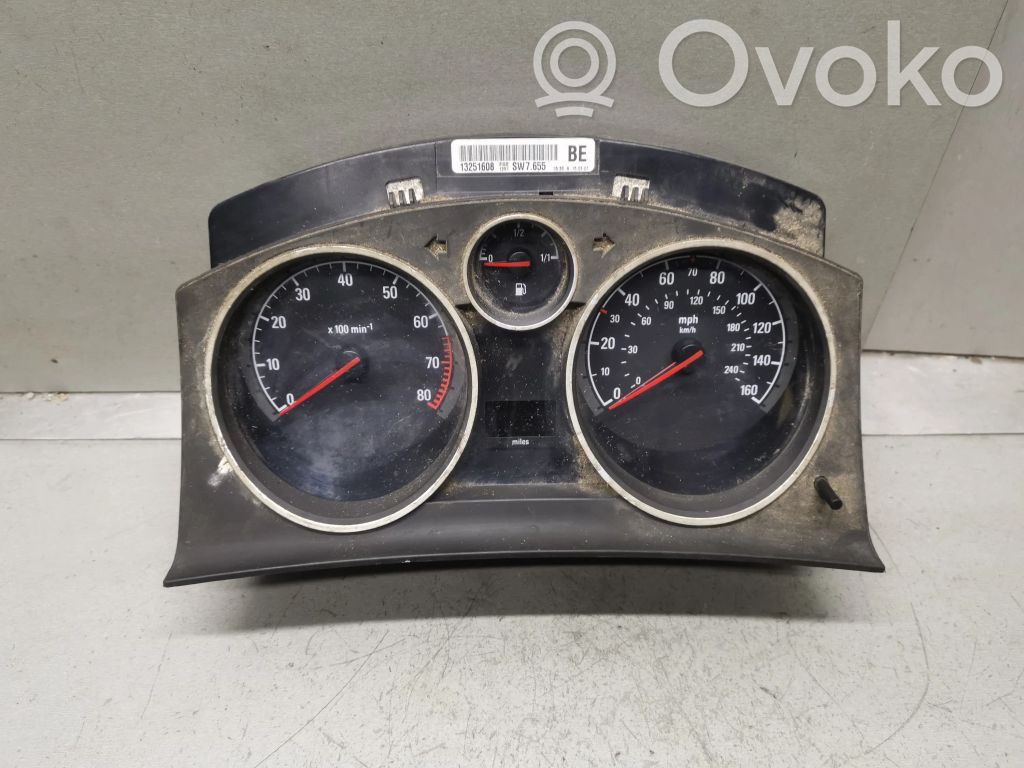 Opel Astra H Speedometer (instrument cluster) 