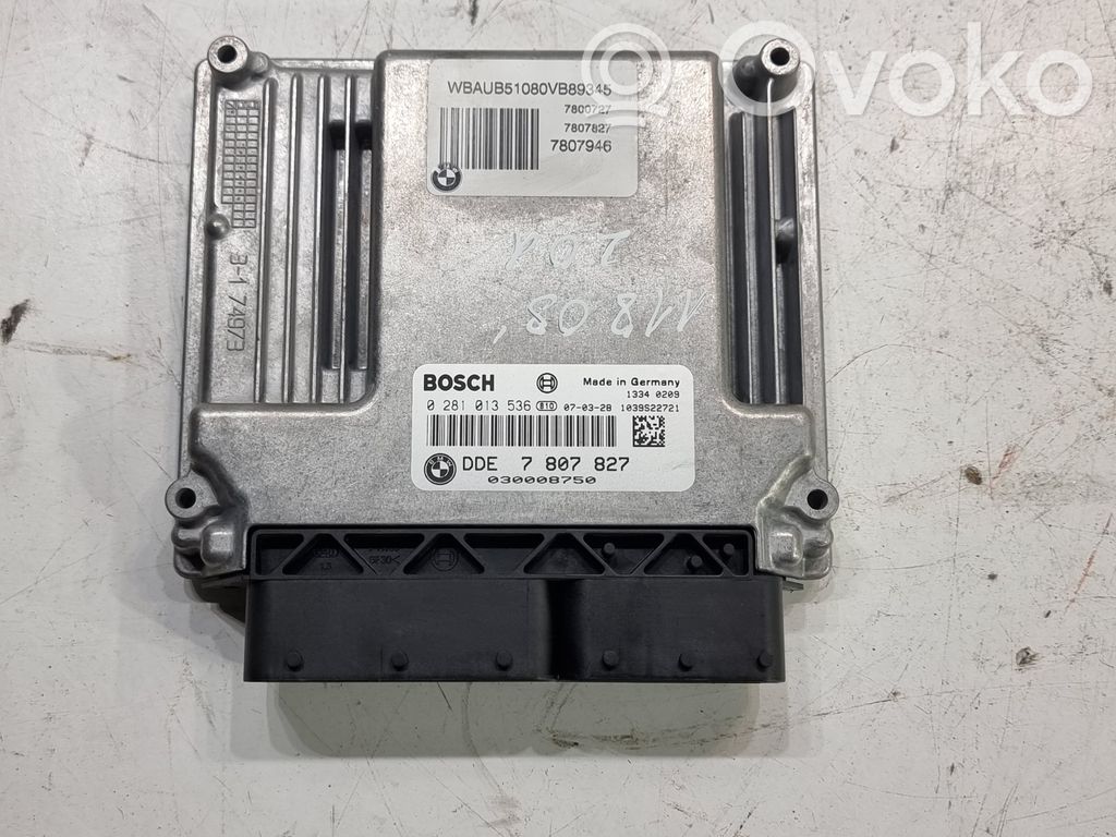 Engine control unit/module   7807827,0281013536,7807946