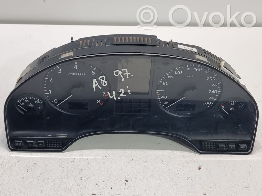 Audi A8 S8 D2 4D Speedometer (instrument cluster) 