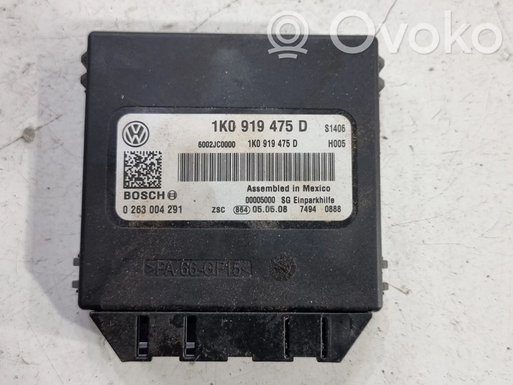 Volkswagen Touran I Parking PDC control unit/module 