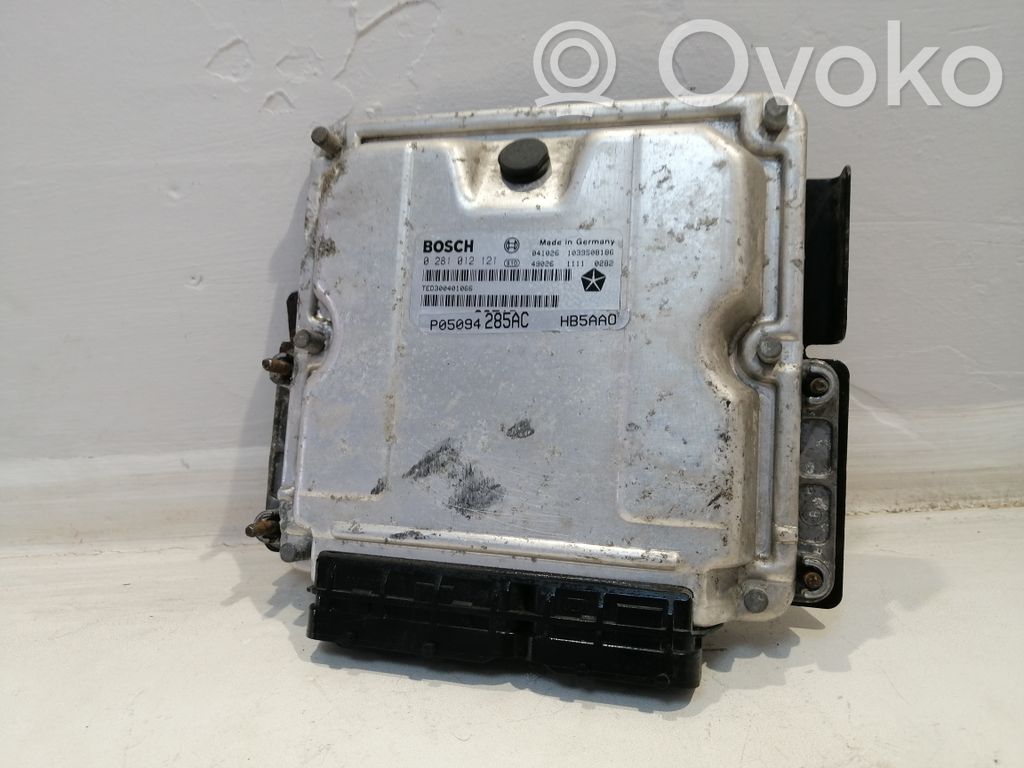 Engine control unit/module   P05094285AC,0281012121