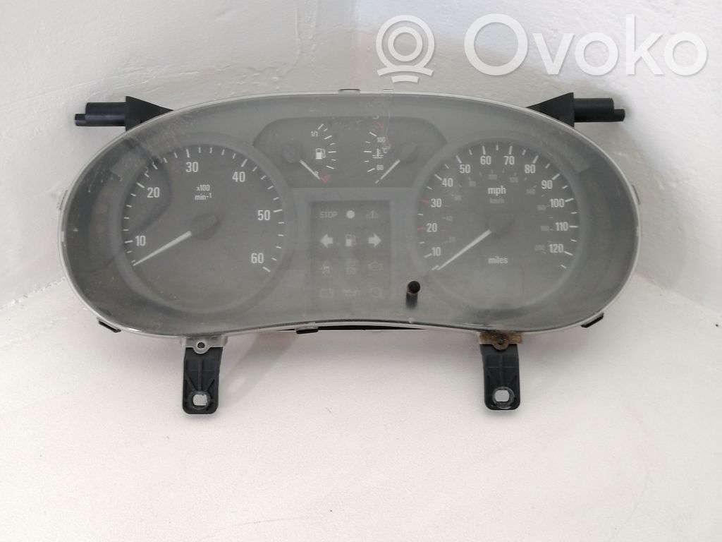 Renault Clio III Geschwindigkeitsmesser Cockpit 